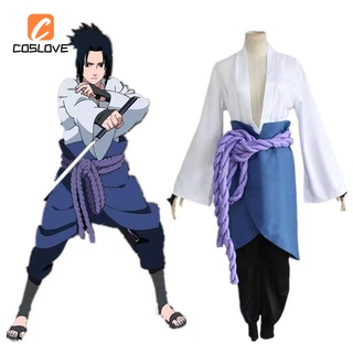 เสื้อแจ็กเก็ตคอสเพลย์นารูโตะ นารูโตะ Uchiha Sasuke Uzumaki สําหรับปาร์ตี้ฮาโลวีน