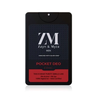 Zayn &amp; Myza Mens Pocket Perfume No Gas No Alcohol (18ml)