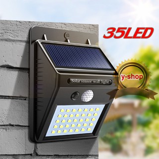 ภาพหน้าปกสินค้าSolar motion sensor light 35led 3โหมด มีไฟหรี่ ไฟติดผนังโซล่าเซลล์พลังงานแสงอาทิตย์ * ที่เกี่ยวข้อง