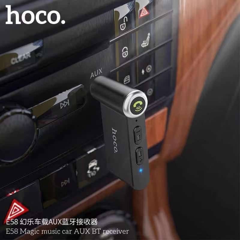 Hoco E58 IN-Car Aux Wireless Receiver ตัวรับสัญญาณบลูทูธ ตัวรับสัญญาณ ...