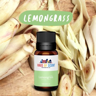 น้ำมันหอมระเหย แท้ 10 ml.-30 ml (LEMONGRASS Essential Oil) - ตะไคร้บ้าน- น้ำมันอโรม่า น้ำมันใส่เครื่องพ่น