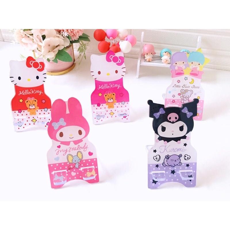 พร้อมส่ง-ที่วางโทรศัพท์sanrio-คิตตี้-มายเมโลดี้-ทวินสตาร์และผองเพื่อน