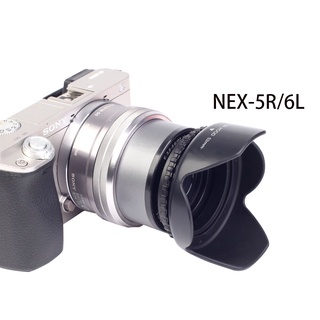 Bizoe เลนส์ฮู้ดกล้อง 40.5 มม. สําหรับเลนส์กล้อง Sony 16-50 Micro Single A6300A6400A6000A6100A6500 NEX-5R 3N 5T 67 52 มม.