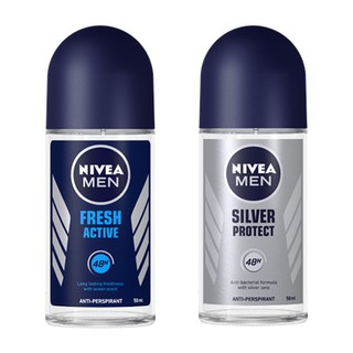 สินค้า NIVEA นีเวีย Men Roll On 50 ml. (เลือกสูตรได้)