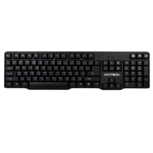 Keyboard Unitech PS2 UNK-001 คีย์บอร์ด ยูนิเทค PS/2 | Shopee Thailand
