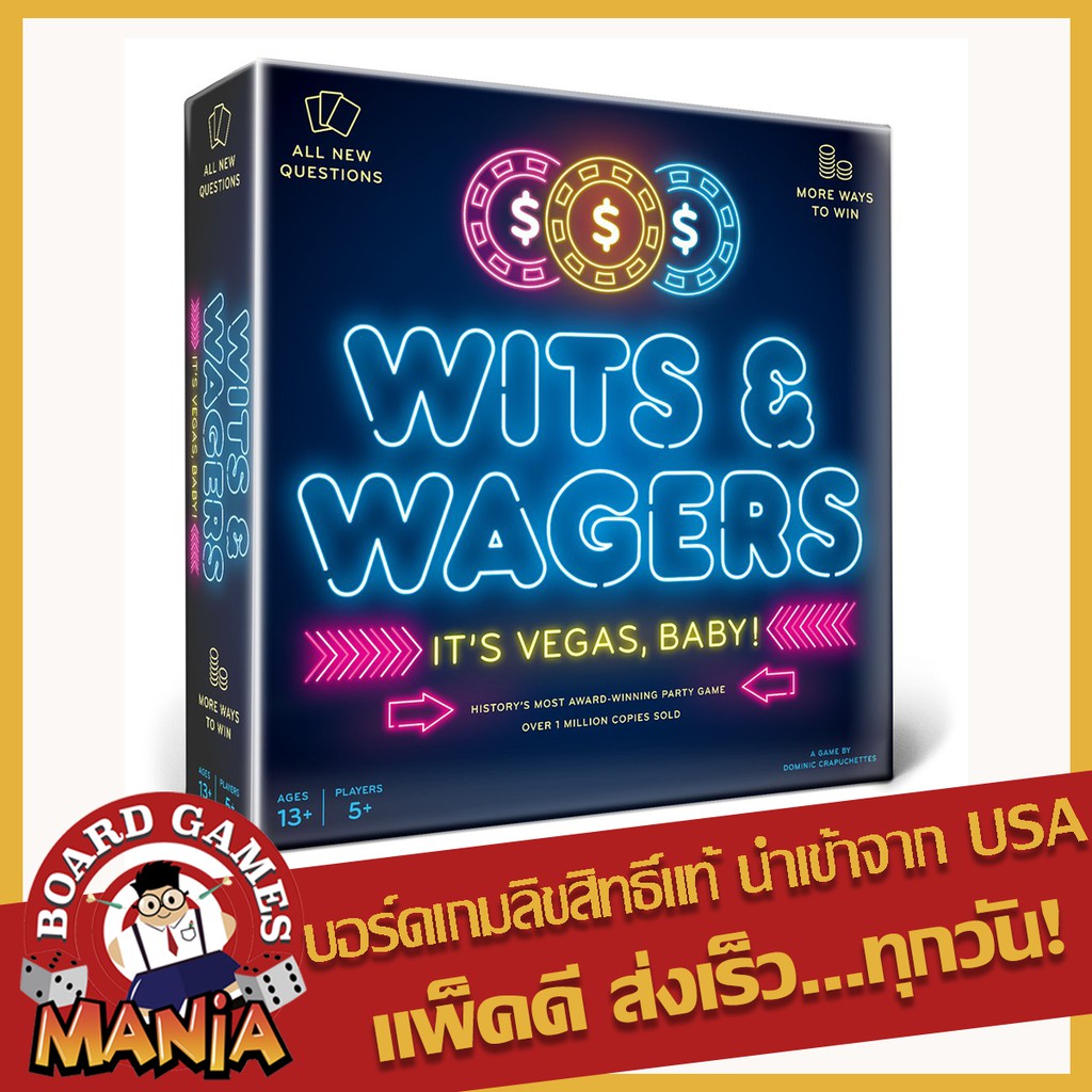 Wits & Wagers Vegas Edition | Shopee Thailand