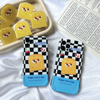 เคส สำหรับ ไอโฟน เคสซิลิโคน 13 promax iPhone case เคสนิ่ม เนื้อซิลิโคน for iPhone ไอริงcheeseตารางดำ TPU-S1180