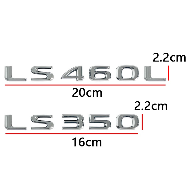 สติกเกอร์ตราสัญลักษณ์-สําหรับติดตกแต่งตัวถังรถยนต์-lexus-ls460l-ls350-ls400