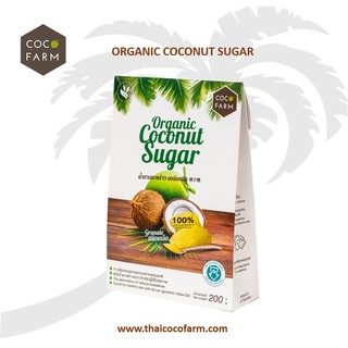 น้ำตาลมะพร้าว cocofarm🥥  หอม หวาน จากธรรมชาติ น้ำตาลมะพร้าว 100% น้ำตาลมะพร้าว ออร์แกนิค COCOFARM