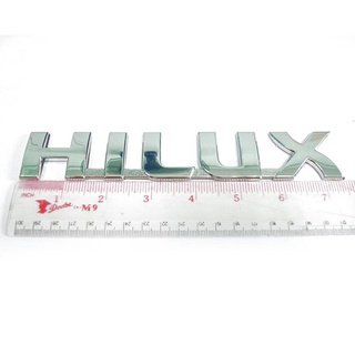 กรุณาวัดขนาดก่อนสั่งซื้อ โลโก้ ISUZU HILUX โลโก้ ไฮลักซ์ 19 cm. x 3.5 cm. LOGO ISUZU HILUX อิซูซุ Aegether