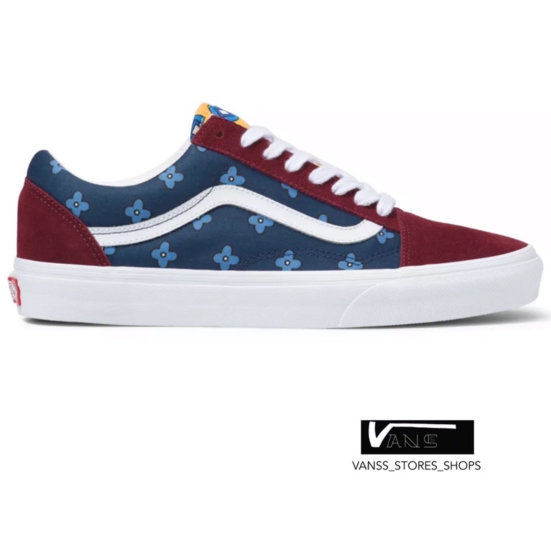 VANS OLD SKOOL TIE PRINT MIX PORT ROYALE MULTI SNEAKERS