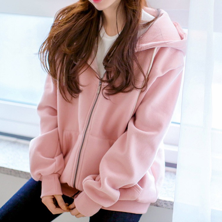 ภาพหน้าปกสินค้าราคาพิเศษ เสื้อกันหนาว สไตล์เกาหลี สีทึบ  6สี M~2XL