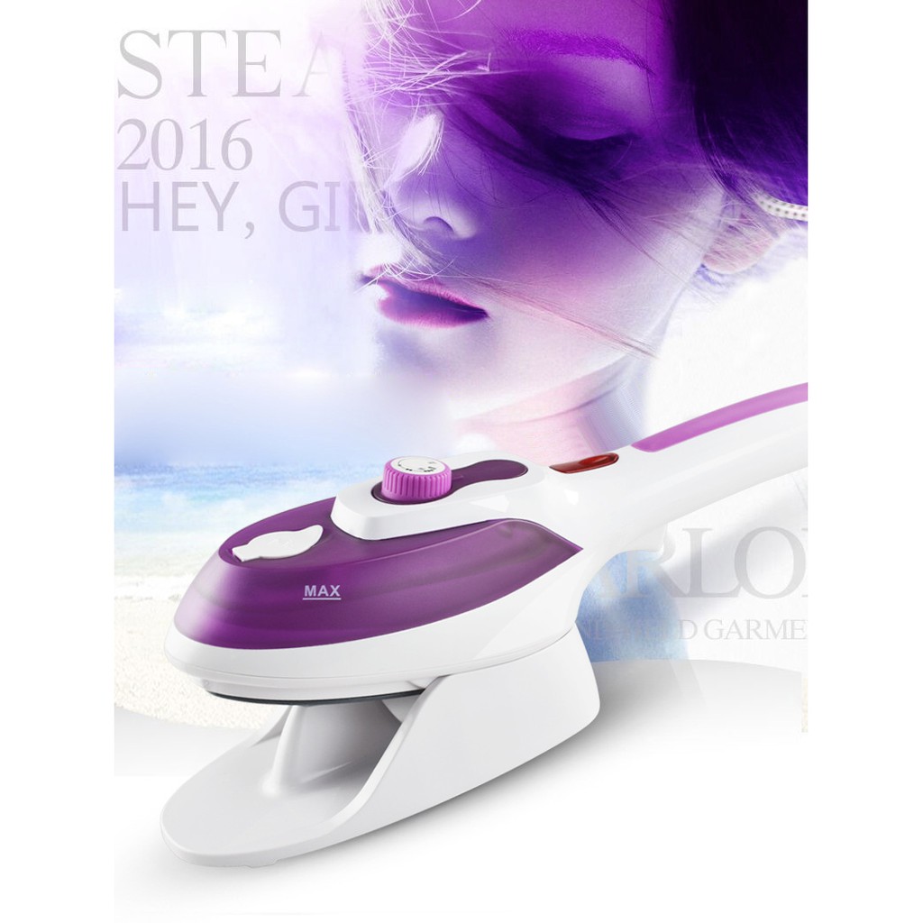 900W handheld portable steamer Electric Irons White/Purple 220V Handheld Portable Garment