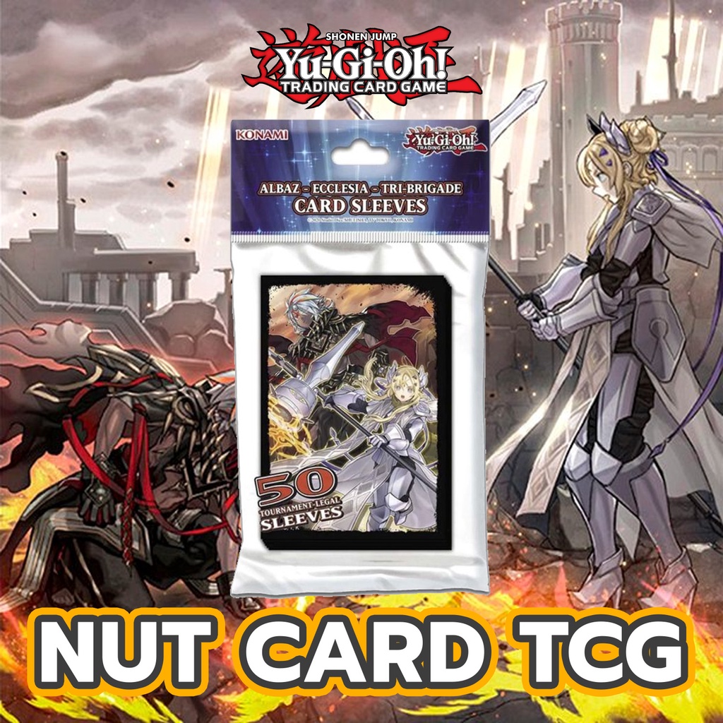 albaz - ecclesia - tri-brigade card sleeves Yu-Gi-Oh! Albaz-Ecclesia-Tribrigade Sleeves 50ct main image 1