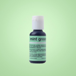 Chefmaster MINT Green Liqua-Gel Food Coloring 20ml (5126)/0.7oz สีเจลผสมอาหาร สีเขียวมิ้นต์