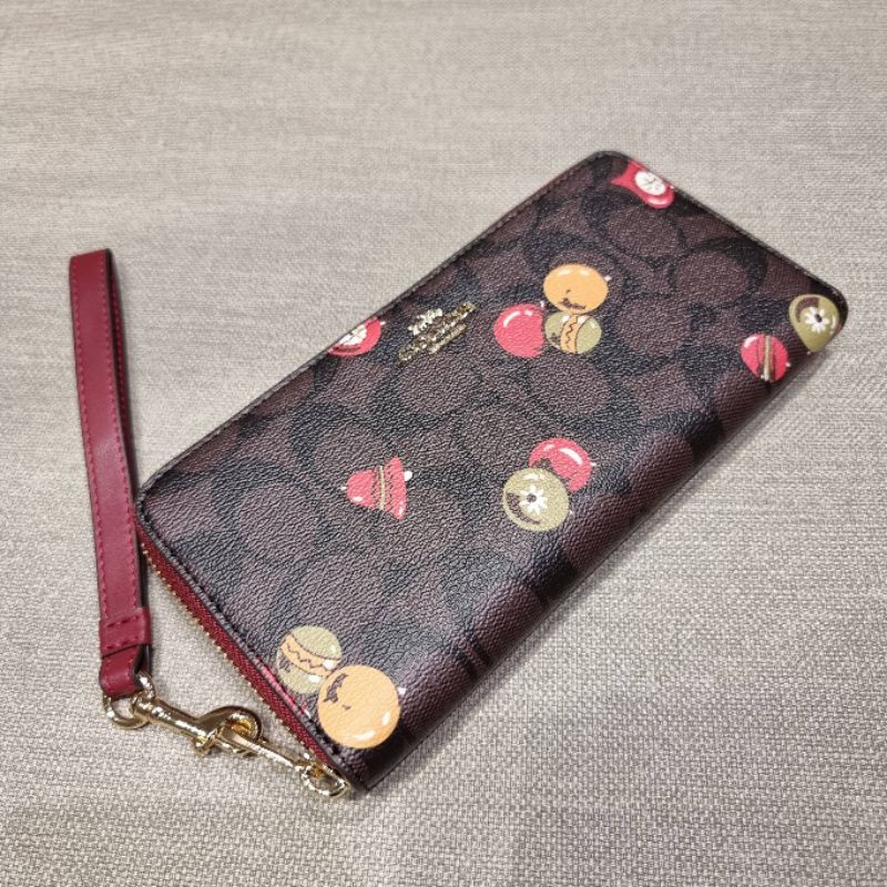 coach-long-zip-around-wallet-with-ornament-print