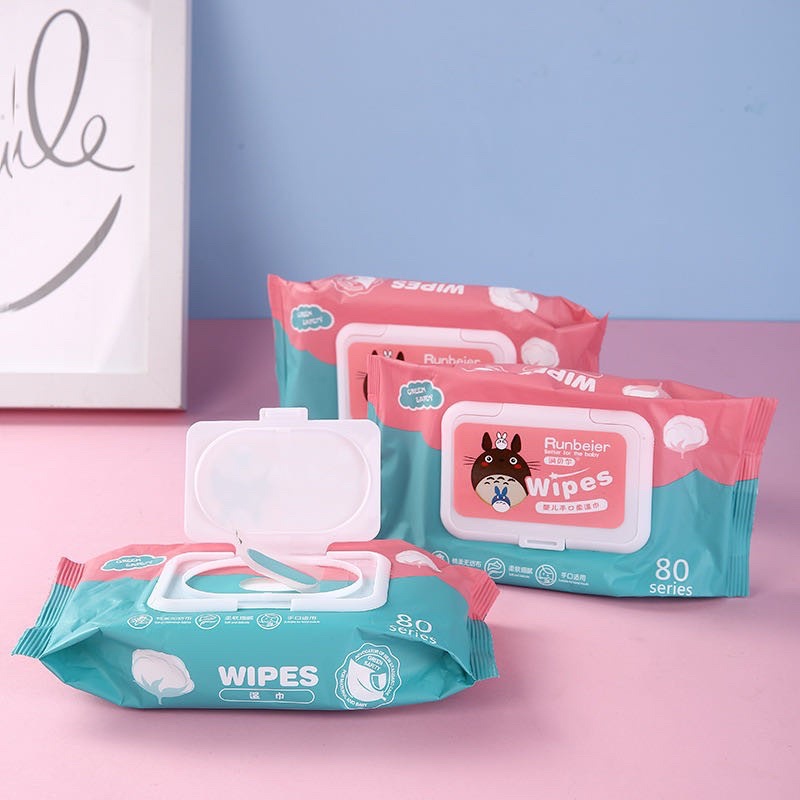 ทิชชู่เปียก-80-แผ่น-โปร-3-ห่อ-กระดาษเปียก-baby-wipes-กระดาษทิชชู่เปียก-สูตรน้ำบริสุทธิ์-ผ้านุ่มชุ่มชื่น