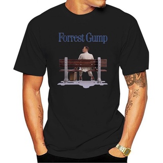 2021 เสื้อยืดแฟชั่นผู้ชายเสื้อยืดพิมพ์ลาย Forrest Gump Movie Classic Tops 2021