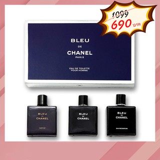 ภาพหน้าปกสินค้าเซ็ทน้ำหอมชาแนล Bleu De Chanel EDP Pour Homme , Parfum Pour Homme , EDT Pour Homme 10ml. น้ำหอม แท้ 100% ที่เกี่ยวข้อง