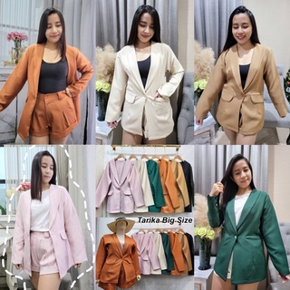 เสื้อสูท เบลเซอร์ คอปกกล้วยหอม Blazer สาวอวบ คนอ้วน เสื้อสูทสาวอวบ สูทผู้หญิง สูทสาวอวบ เสื้อสูทไซส์ใหญ่ งานป้าย Thanida