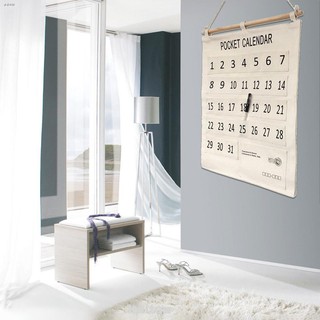 Calendar Mini Pocket Classroom Charts Alphanumeric Date Home Office Cell Phone Hanging Bag