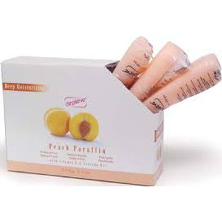 Depileve Parafin (peach) 2700 g.6 pcs in box.ดีพีลลีฟ พาราฟินกลิ่น พีช อุดมด้วยวิตามิน E &amp; Avocado oil