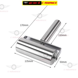 ไม้นวดแป้งสแตนเลส Stainless Steel Rolling pin ถูกหลัก GMP ที่นวดแป้ง ไม้นวดแป้ง ที่กลิ้งนวดแป้ง สแตนเลส