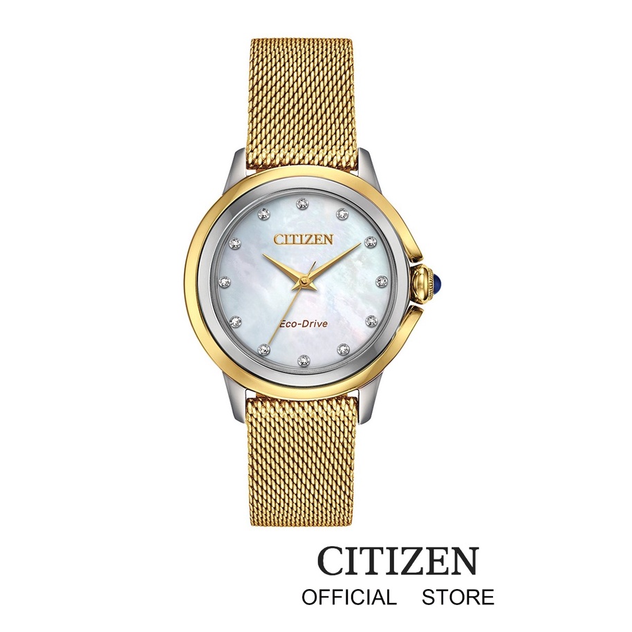 citizen-eco-drive-em0794-54d-lady-watch-นาฬิกาผู้หญิงพลังงานแสง