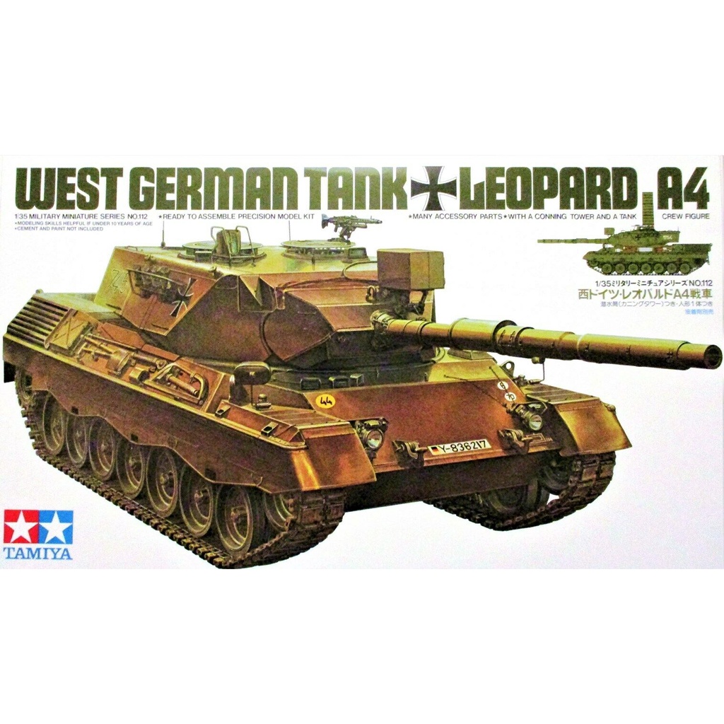 1/35 Leopard A4 German Tank Tamiya #35112 | Shopee Thailand