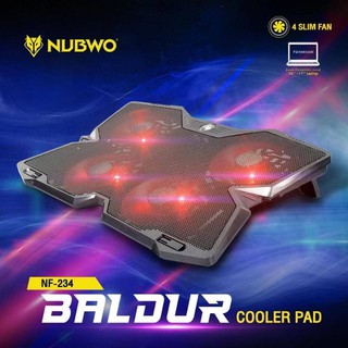 ภาพหน้าปกสินค้าFan notebook Cooling Pad ยี่ห้อ NUBWO รุ่น NF-234 ได้พัดลม4ใบในตัวเดียว ปรับความเร็วได้ ที่เกี่ยวข้อง