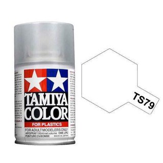 Tamiya Spray Color สีสเปร์ยทามิย่า TS-79 SEMI GLOSS CLEAR 100ML
