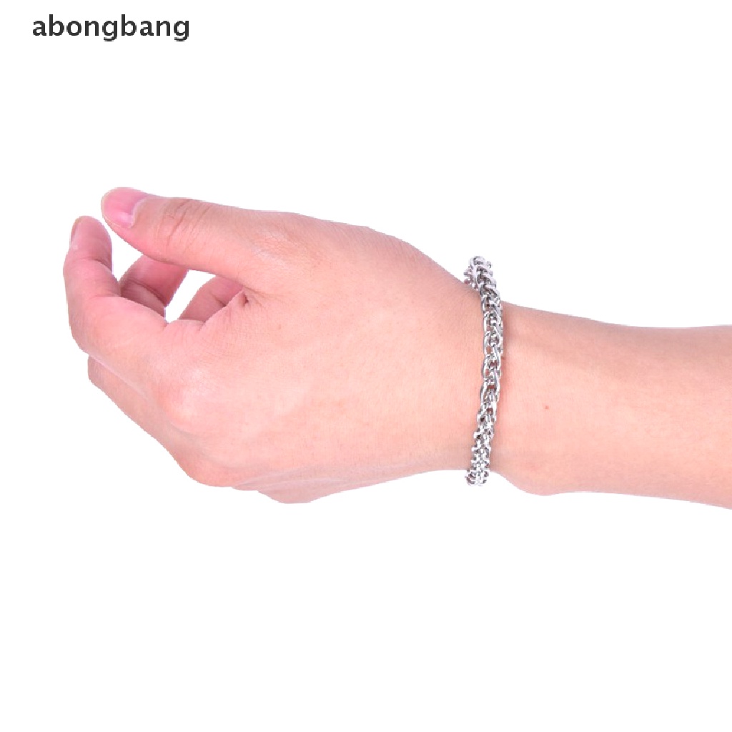 abongbang-สร้อยข้อมือ-กําไลข้อมือ-โซ่เชื่อม-สเตนเลส-สีเงิน-สไตล์พังก์-สําหรับผู้ชาย-ขายดี