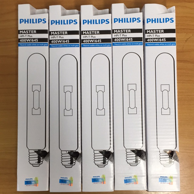 ส่งทุกวัน-หลอดเมทัลฮาไลด์-400w-645-philips-ขั้ว-e40-หลอดสปอร์ตไลท์-hpi-t-400-วัตต์