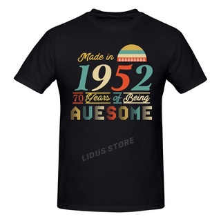 2022 New Design Made In 1952 T-Shirts 70 Years Of Being Awesome 70Th Birthday T Shirt Gift Tshirt Tees