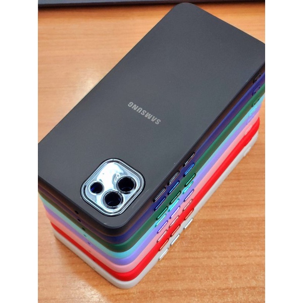 realme-c30s-c30-c35-narzo50i-เคสกำมะหยี่โครเมี่ยมสีแบบมีโลโก้