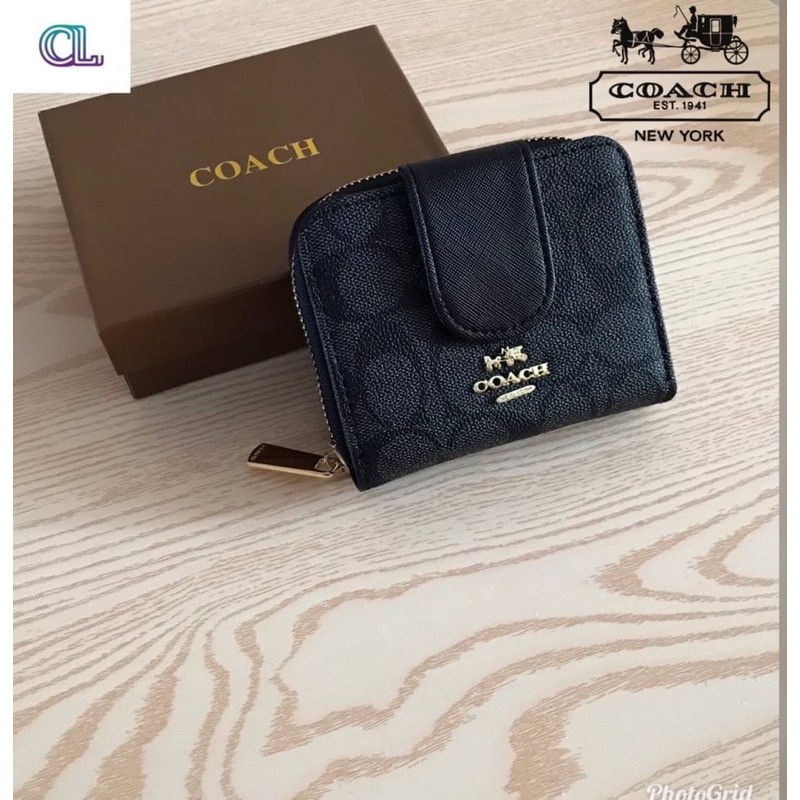 กระเป๋าสตางค์แบรนด์เนม-coach-รุ่นใหม่สวยมาก-พร้อมส่ง-พร้อมกล่อง-ครบสีจ้า