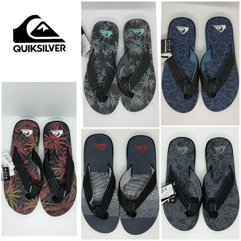 ของแท้-รองเท้าแตะแบบหนีบ-quiksilver-แบรนด์ดัง