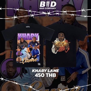 เสื้อสกีนลายKHABY LAME •Freesize:อก44"-45"ยาว30"•cotton comb100%(ทอพิเศษ ไม่มีตะเข็บข้าง)BAD COMPANY