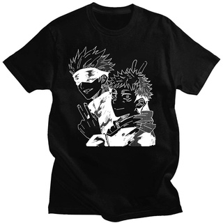 [S-5XL] ใหม่ เสื้อยืด พิมพ์ลายกราฟฟิคอนิเมะ Jujutsu Kaisen สไตล์ญี่ปุ่น ฮาราจูกุ สตรีท พังก์ สําหรับคู่รัก Pkdidn35Jekbl