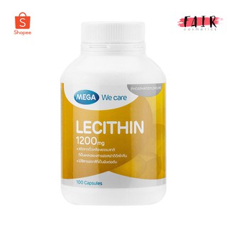 Mega We Care Lecithin 100 แคปซูล ควบคุมระดับโคเลสเตอรอล