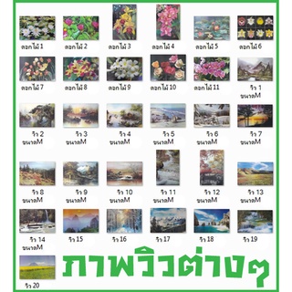 โปสเตอร์ ภาพ วิว ดอกไม้ (31แบบ) รูป วาด วิว ภูเขา ทะเล น้ำตก โปสเตอร์ ติดผนัง สวยๆ poster ขนาดM ซื้อ1แถม1(แจ้งในแชทครับ)