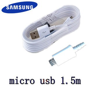 สายชาร์จ Samsung แท้100% 1.2M 1.5M สายชาร์จเร็ว Fastcharger Original รองรับหัว Micro ทุกรุ่น เช่น Wiko Realme True Dtac