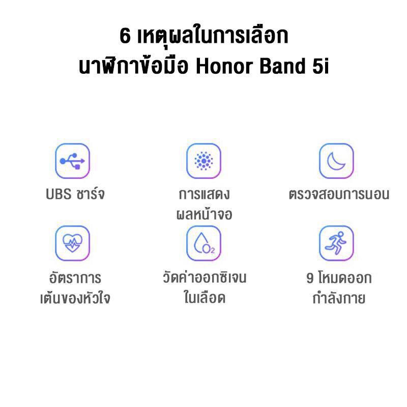 huawei-honor-band-5i-cn-สมาร์ทวอทช์อัจฉริยะ-เมนูอังกฤษ-แจ้งเตือนภาษาไทย-วัดspo2ได้-แถมฟรี-ฟิล์มกันรอย