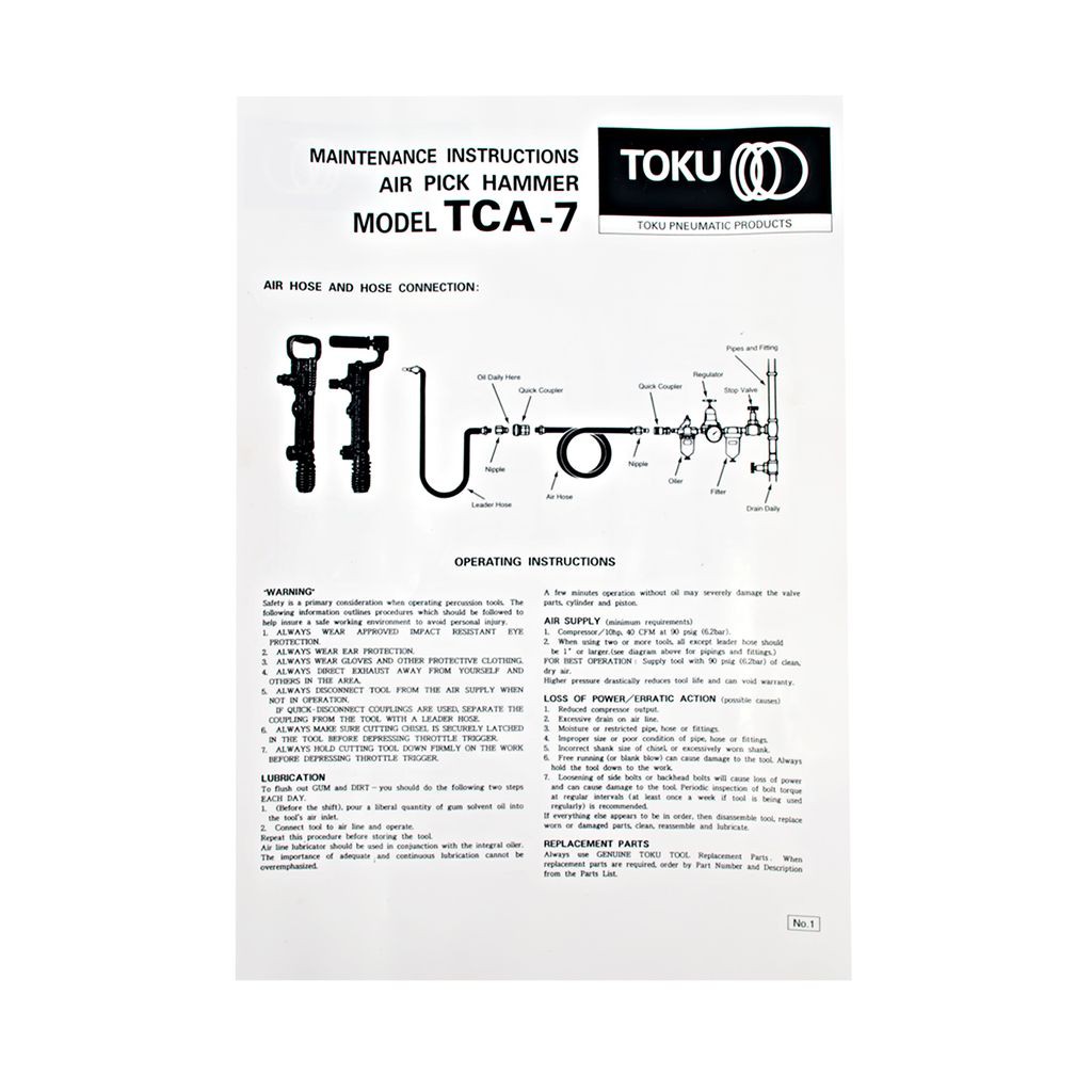 สกัดคอนกรีตใช้ลม-tca-7-ดอกสกัดแหลม