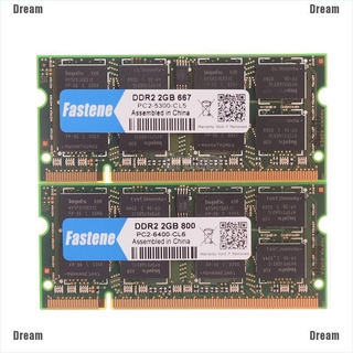 <Dream>Memore Ram แรม 2gb ddr2 pc2-6400 667mhz 800mhz สําหรับแล็ปท็อป