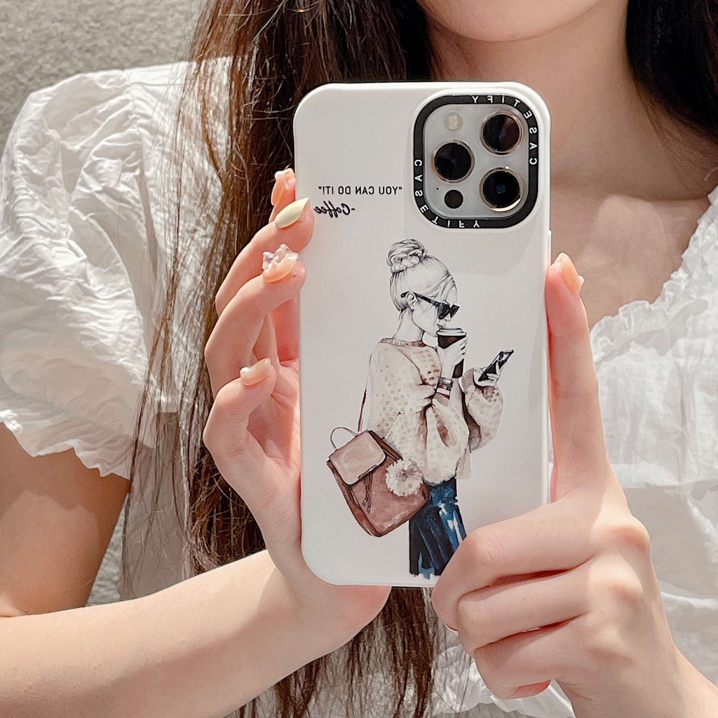 casetify-เคสโทรศัพท์มือถือนิ่ม-ลายผู้หญิงกาแฟในตัว-สําหรับ-iphone-13pro-12pro-xs-11-12promax-13promax-11-12-13