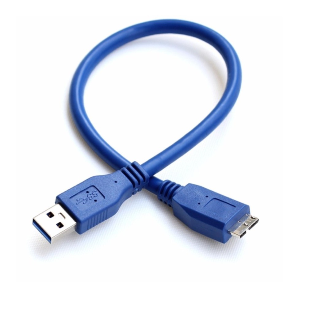 ภาพหน้าปกสินค้าCable USB 3.0 to Micro USB for harddisk สายยาว 30ซม