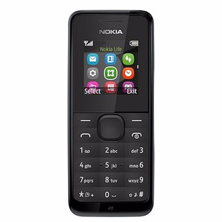 โทรศัพท์มือถือโนเกีย ปุ่มกด  NOKIA 105 (สีดำ) 3G/4G รุ่นใหม่ 2020