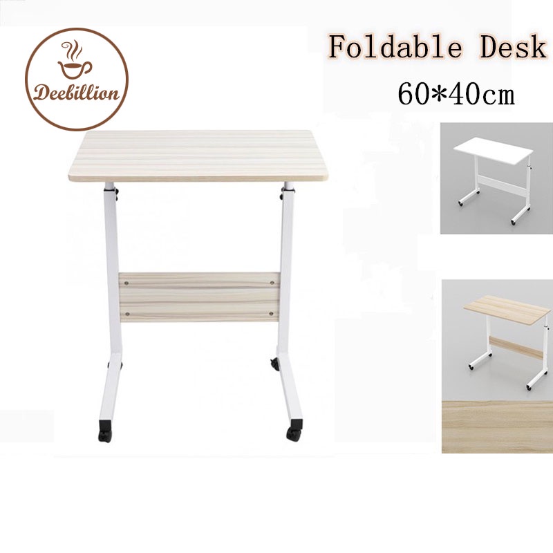 โต๊ะคอม-วางโน้ตบุ๊ก-ดีไซน์เรียบง่าย-wood-foldable-desk-dbl