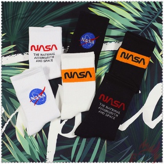 1 คู่ ✿ ถุงเท้าผ้าฝ้าย ลาย Nasa ✿ ถุงเท้าสเก็ตบอร์ด ข้อสั้น แฟชั่นฮิปสเตอร์ แนวสตรีท สําหรับชาย และหญิง